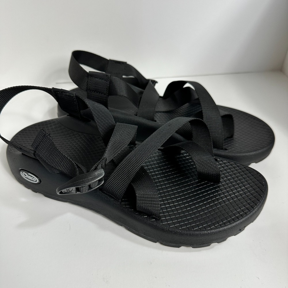 Chaco Sandals Womens 9 Black Z/2 Adjustable Strap Classic Water Shoe w/ Toe Loop